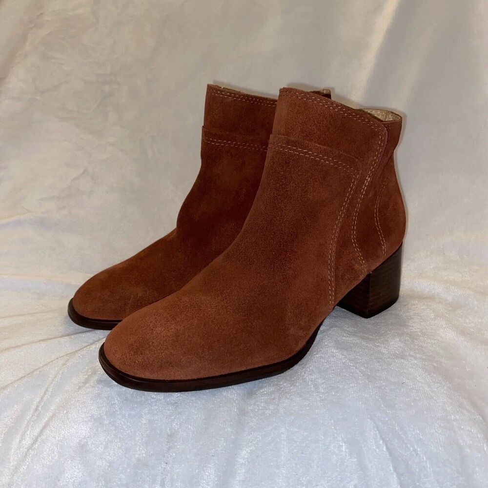 Lucky Brand Women's Lilye Brown Ankle Booties